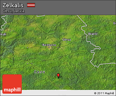 Satellite 3D Map of Zelkalis