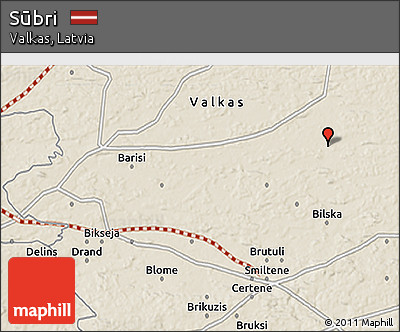Shaded Relief 3D Map of Sūbri
