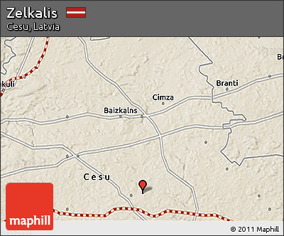 Shaded Relief 3D Map of Zelkalis