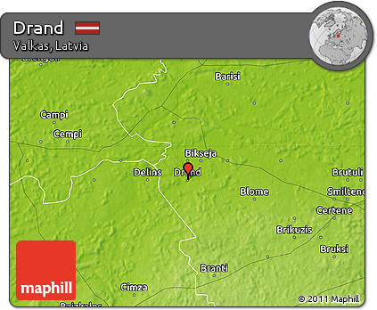 Physical Map of Drand