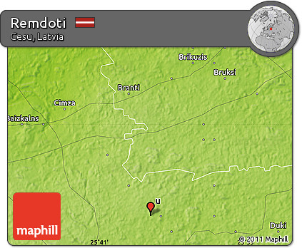 Physical Map of Remdoti