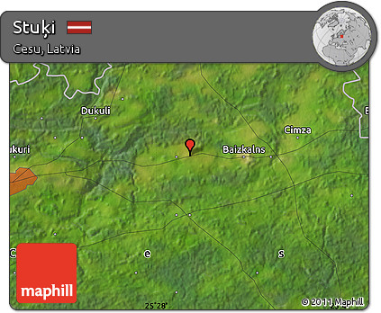 Satellite Map of Stuķi