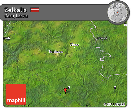 Satellite Map of Zelkalis