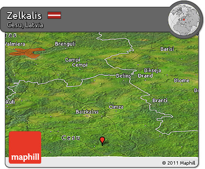 Satellite Panoramic Map of Zelkalis
