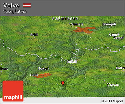 Satellite Panoramic Map of Vaive