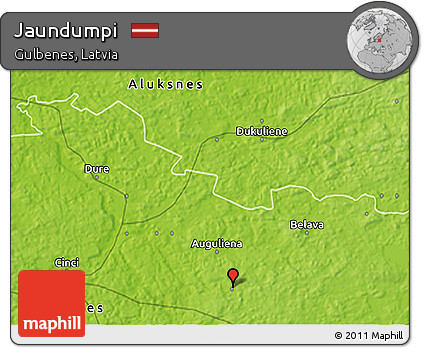 Physical 3D Map of Jaundumpi