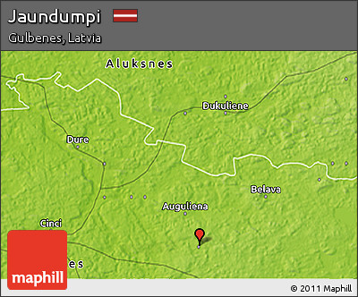Physical 3D Map of Jaundumpi