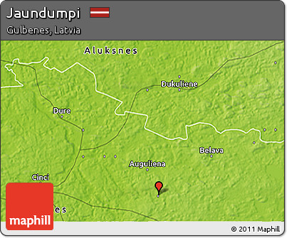 Physical 3D Map of Jaundumpi
