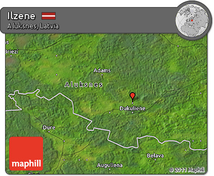 Satellite 3D Map of Ilzene
