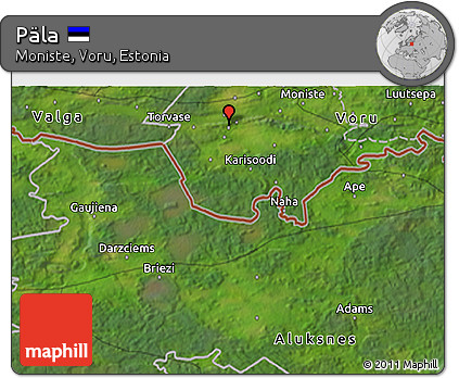 Satellite 3D Map of Päla
