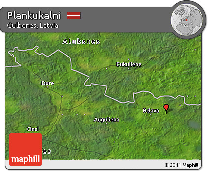 Satellite 3D Map of Plankukalni