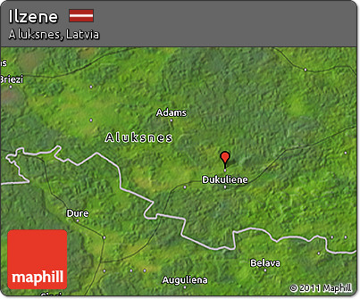Satellite 3D Map of Ilzene