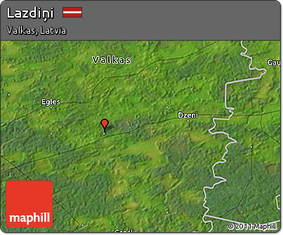 Satellite 3D Map of Lazdiņi