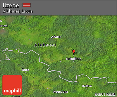 Satellite 3D Map of Ilzene