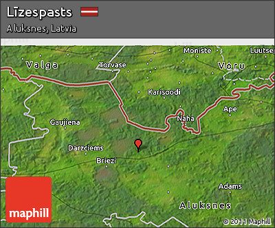 Satellite 3D Map of Līzespasts