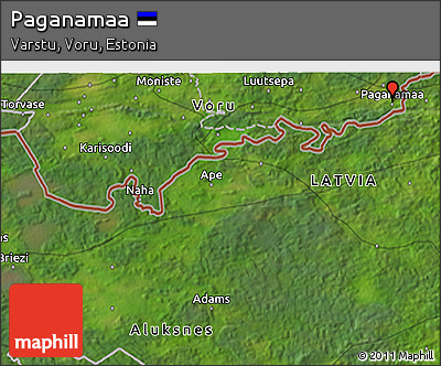 Satellite 3D Map of Paganamaa