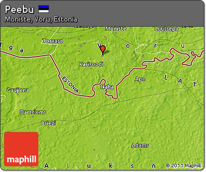 Physical Map of Peebu