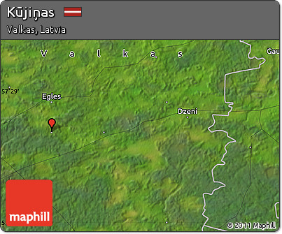 Satellite Map of Kūjiņas