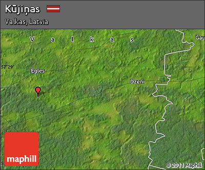 Satellite Map of Kūjiņas