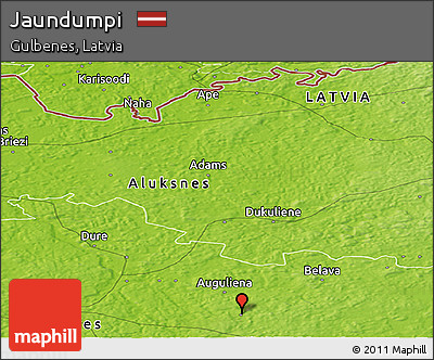 Physical Panoramic Map of Jaundumpi