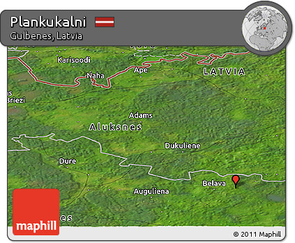 Satellite Panoramic Map of Plankukalni