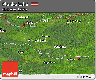 Satellite Panoramic Map of Plankukalni