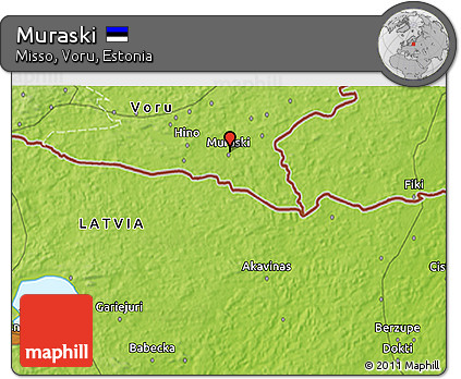 Physical 3D Map of Muraski