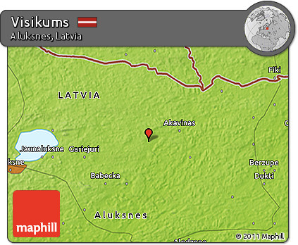 Physical 3D Map of Visikums