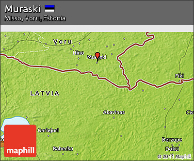 Physical 3D Map of Muraski