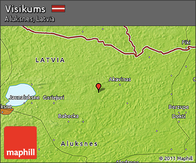 Physical 3D Map of Visikums