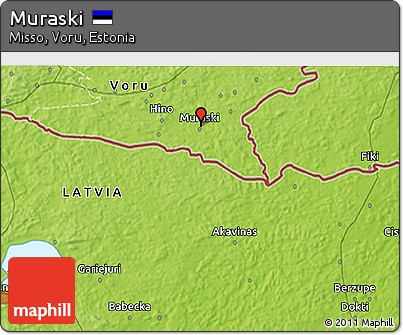 Physical 3D Map of Muraski