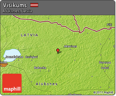 Physical 3D Map of Visikums