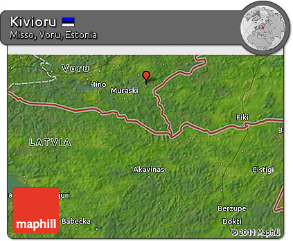 Satellite 3D Map of Kivioru