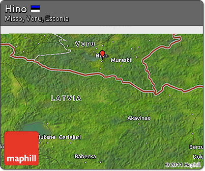 Satellite 3D Map of Hino