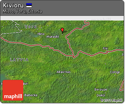 Satellite 3D Map of Kivioru