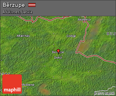Satellite 3D Map of Bērzupe