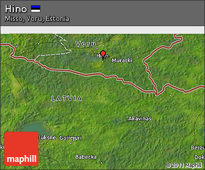 Satellite 3D Map of Hino