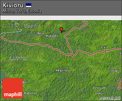Satellite 3D Map of Kivioru