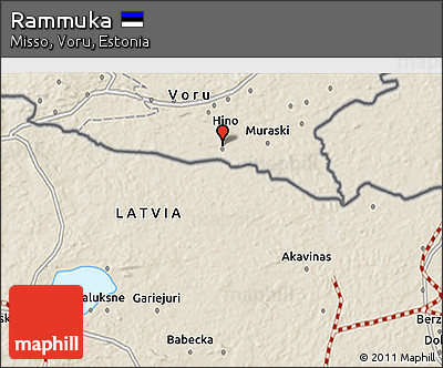 Shaded Relief 3D Map of Rammuka