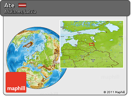 Physical Location Map of Ate