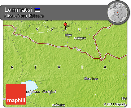 Physical Map of Lemmatsi