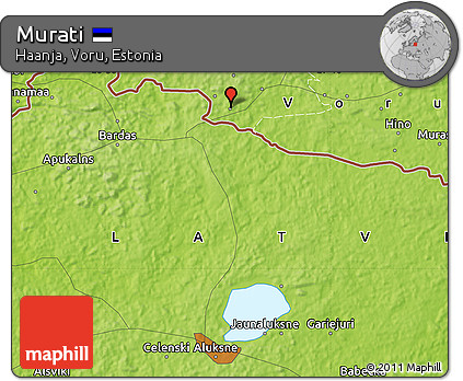 Physical Map of Murati