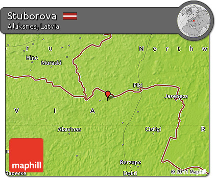 Physical Map of Stuborova