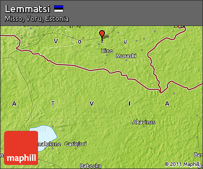 Physical Map of Lemmatsi