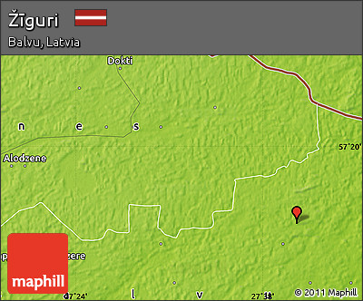 Physical Map of Žīguri