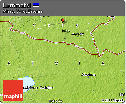 Physical Map of Lemmatsi