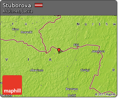 Physical Map of Stuborova