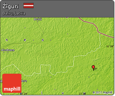 Physical Map of Žīguri