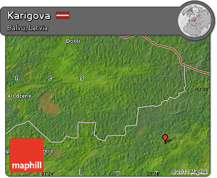 Satellite Map of Karigova
