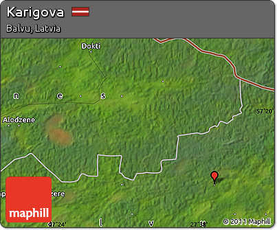 Satellite Map of Karigova